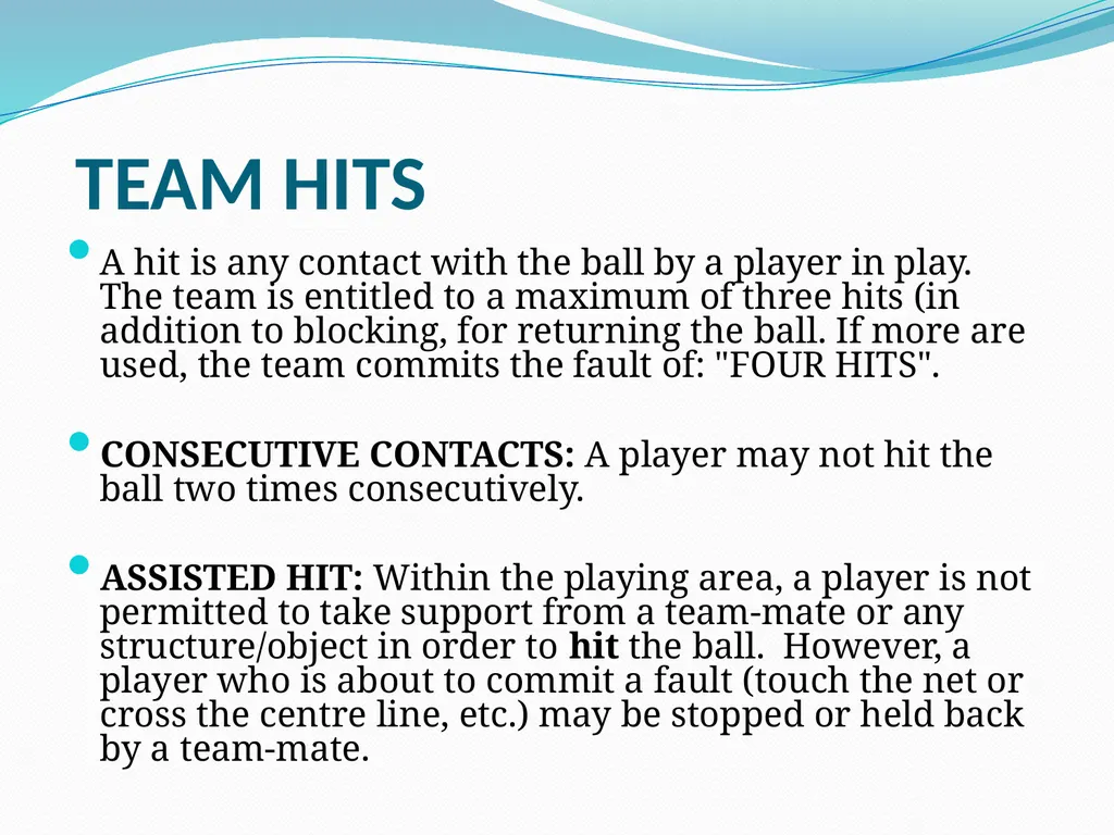 Volleyball P E 102 The Brief History of the Game - slide 17 of 35