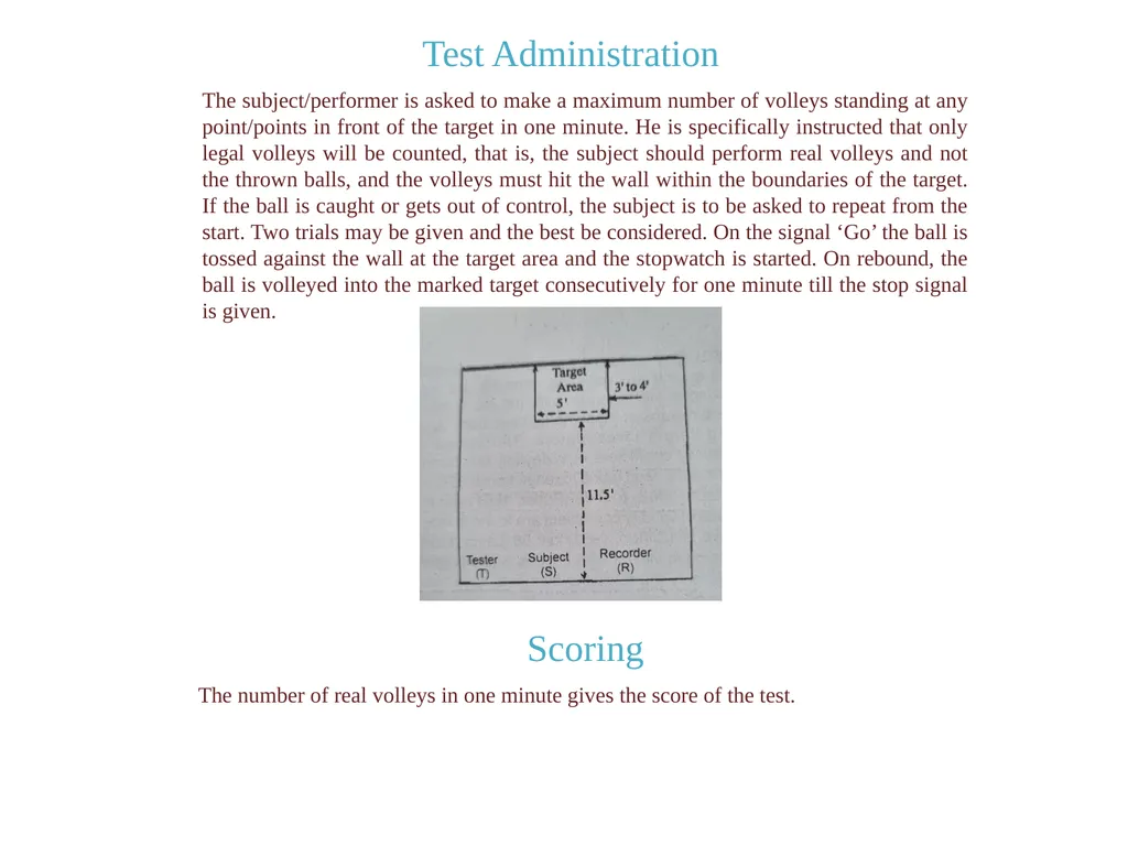 Brady’s Volleyball Skill Test by Dr. Ashish Kumar - slide 3 of 3