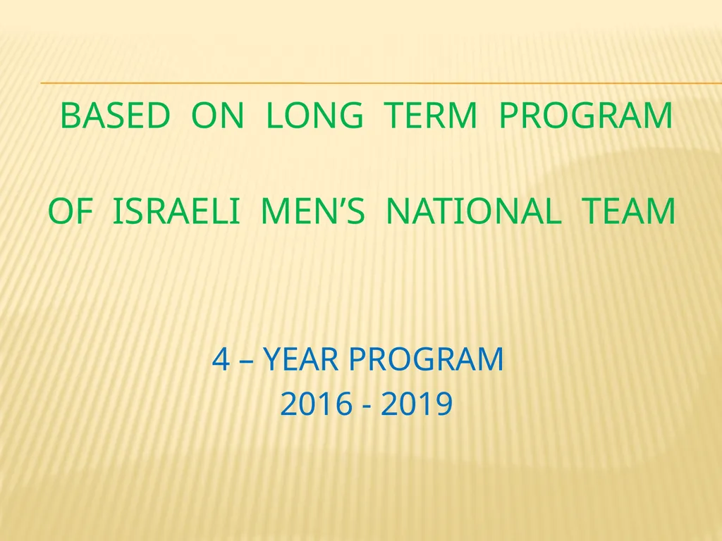 PERIODIZATION IN VOLLEYBALL how to train for - slide 2 of 18