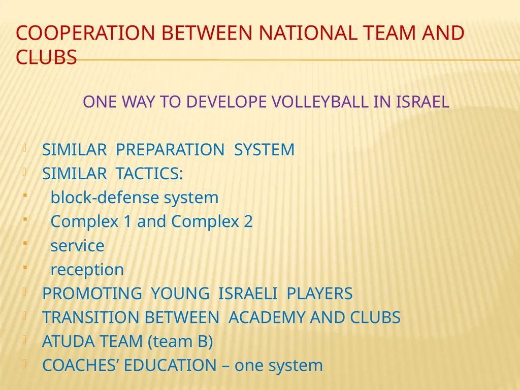 PERIODIZATION IN VOLLEYBALL how to train for - slide 10 of 18