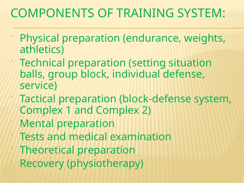 PERIODIZATION IN VOLLEYBALL how to train for - slide 9 of 18