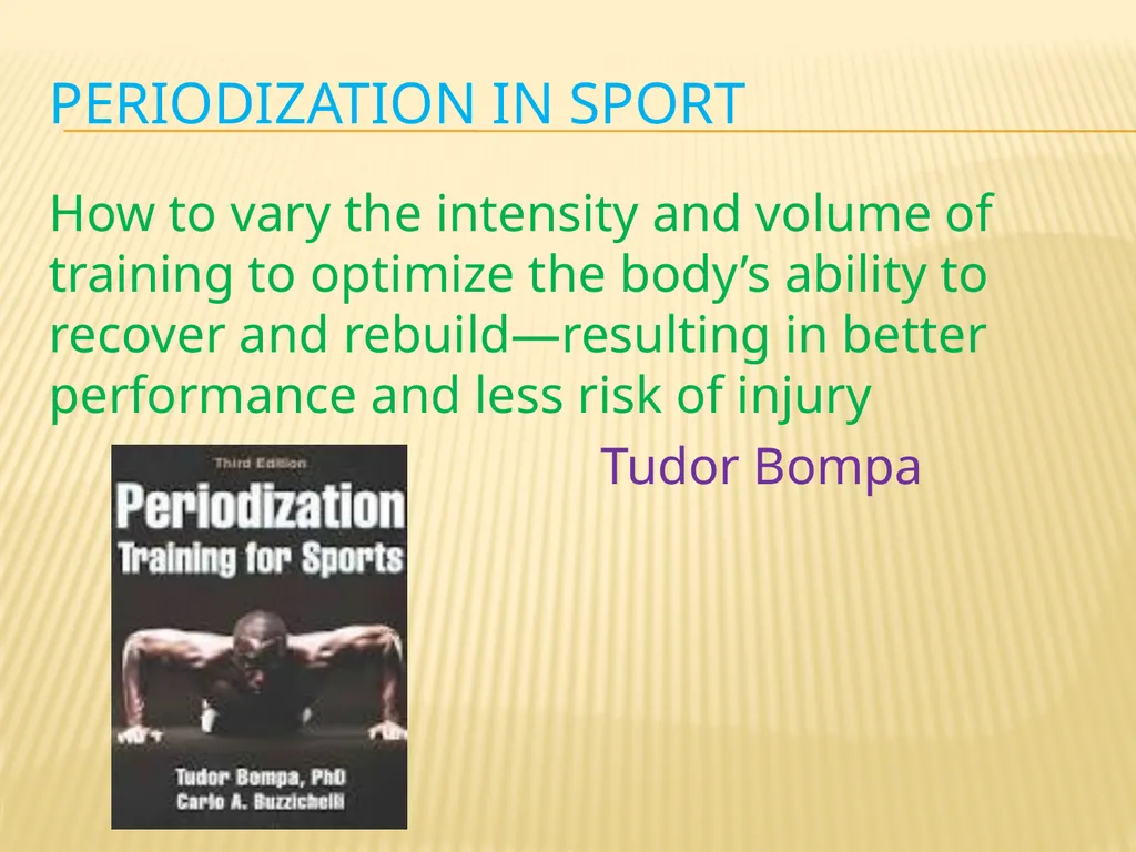 PERIODIZATION IN VOLLEYBALL how to train for - slide 3 of 18