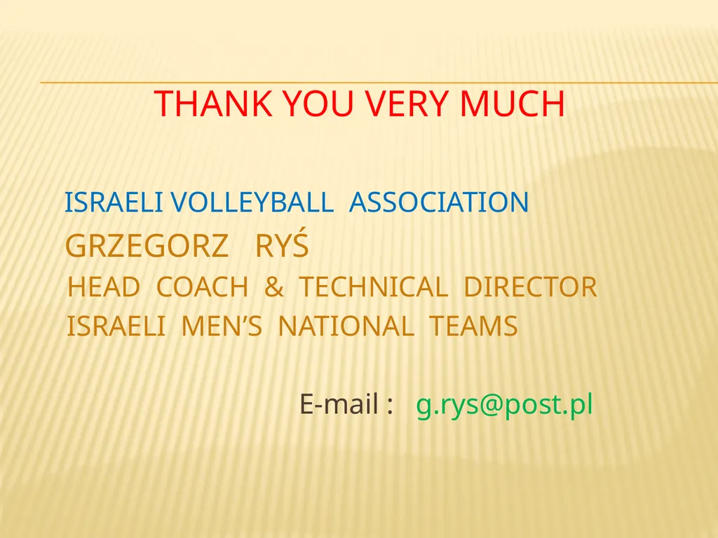PERIODIZATION IN VOLLEYBALL how to train for - slide 18 of 18
