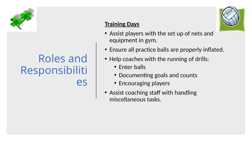 Volleyball Student Manager Handbook Student - slide 7 of 7