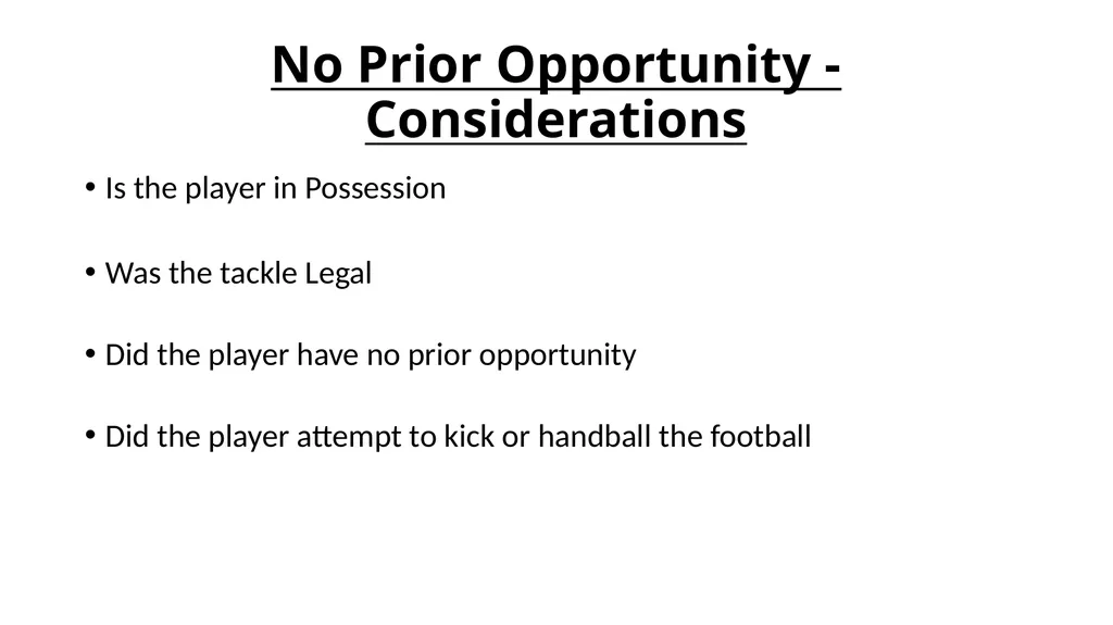 Tackling –Holding the Ball Introduction – Holding - slide 9 of 14