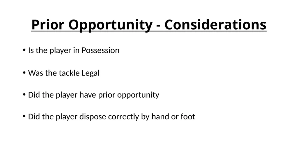Tackling –Holding the Ball Introduction – Holding - slide 6 of 14
