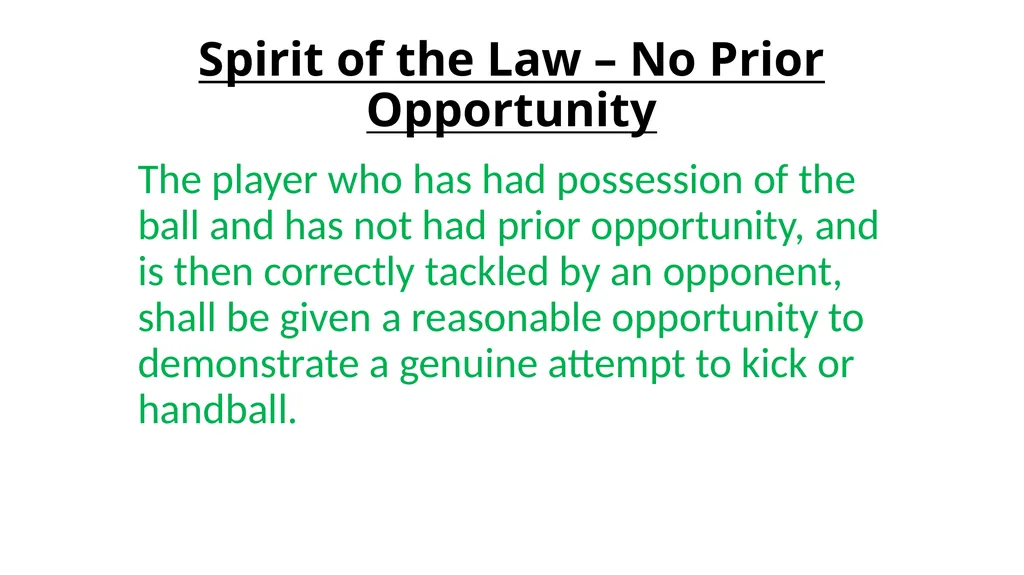 Tackling –Holding the Ball Introduction – Holding - slide 8 of 14