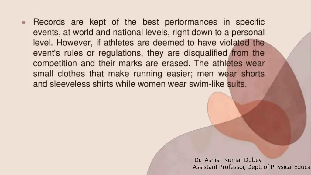 The track & field Dr. Ashish Kumar Dubey H.o.d., - slide 4 of 7