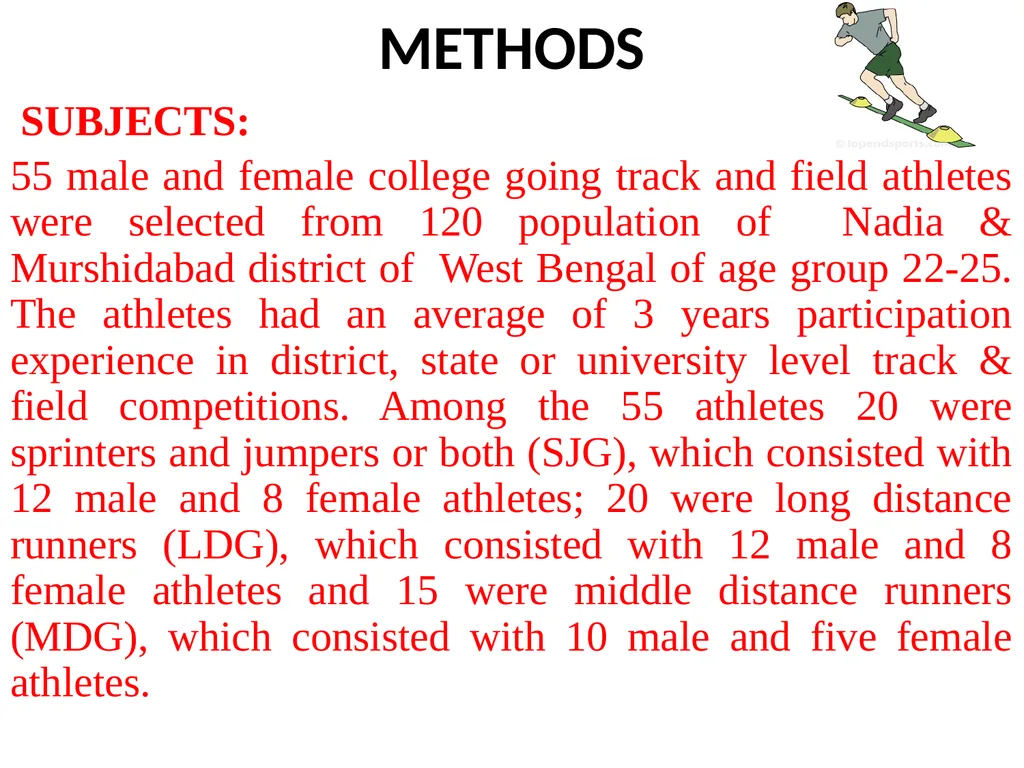 MEASUREMENT OF COMPETITION LEVEL ANXIETY OF - slide 3 of 20