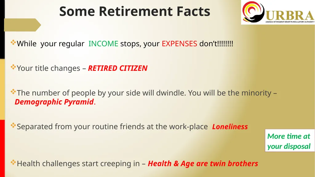 “Early Planning For A Happy Retirement” Martin A. - slide 2 of 16