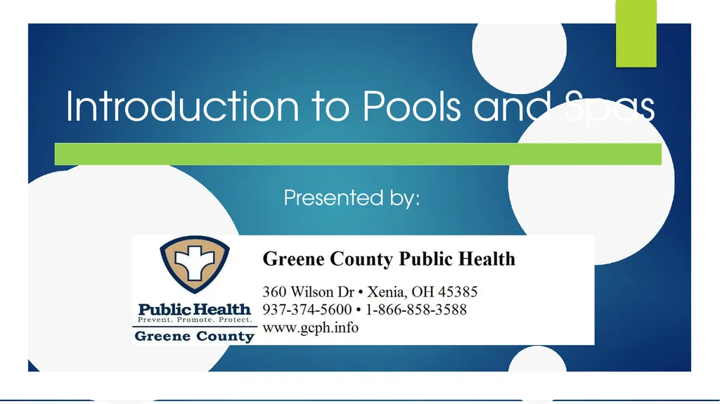 GCPH Contact Information PRESENTERS: Kelly Ray, - slide 2 of 51