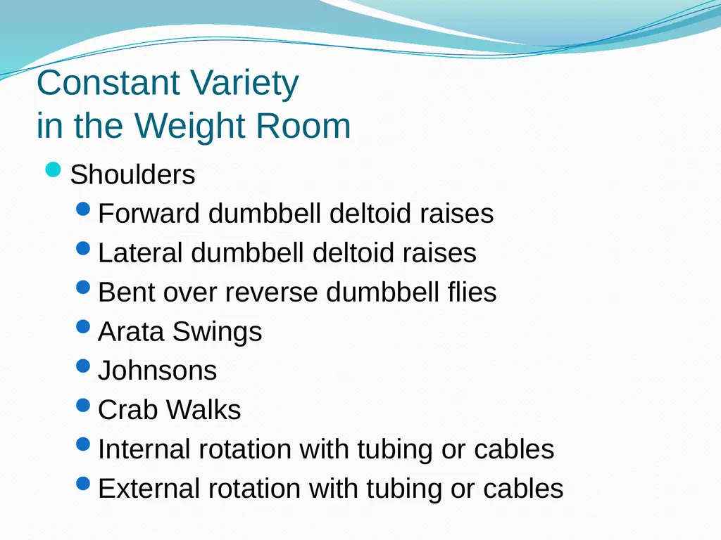 Making Your Swim Program Stronger Mike Adams – - slide 17 of 44