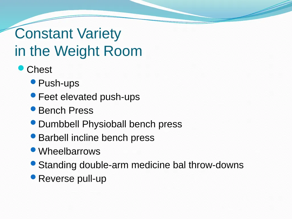 Making Your Swim Program Stronger Mike Adams – - slide 18 of 44