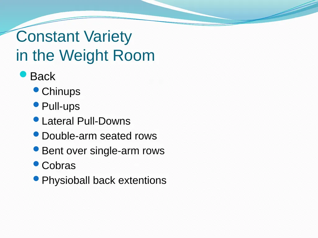 Making Your Swim Program Stronger Mike Adams – - slide 20 of 44