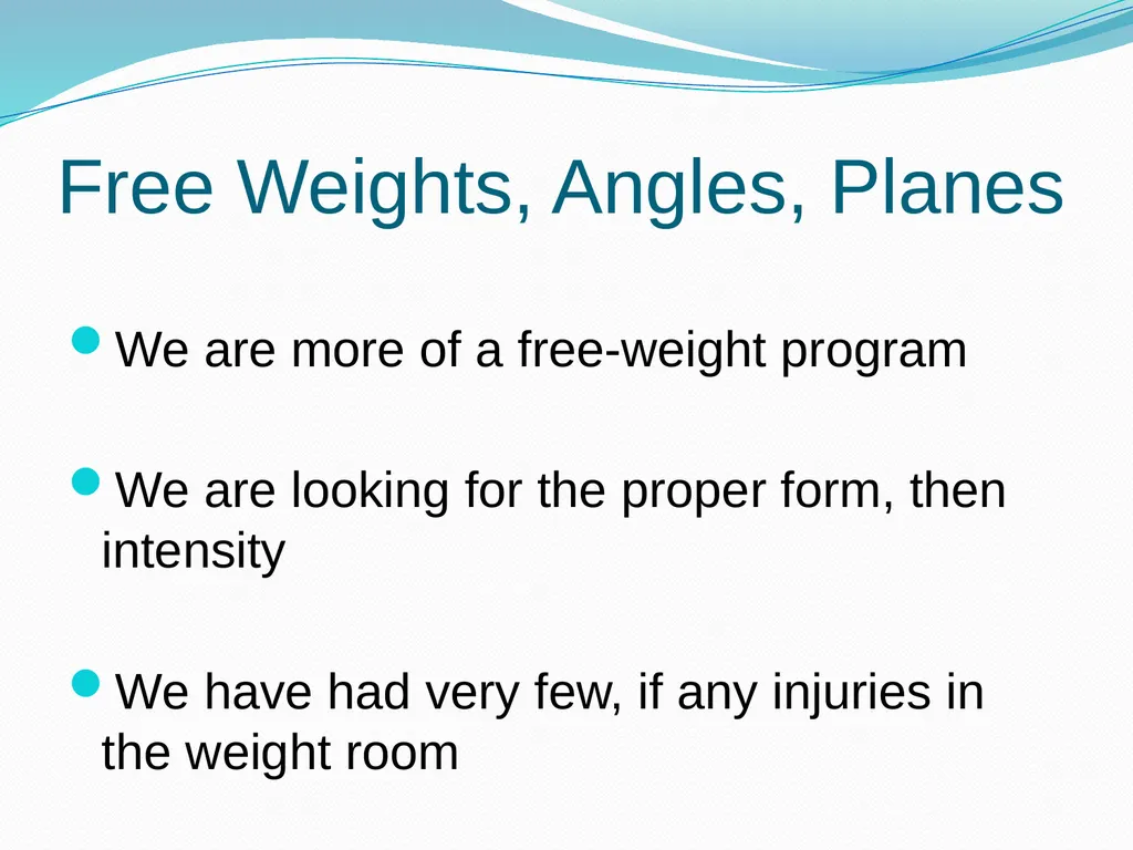 Making Your Swim Program Stronger Mike Adams – - slide 6 of 44