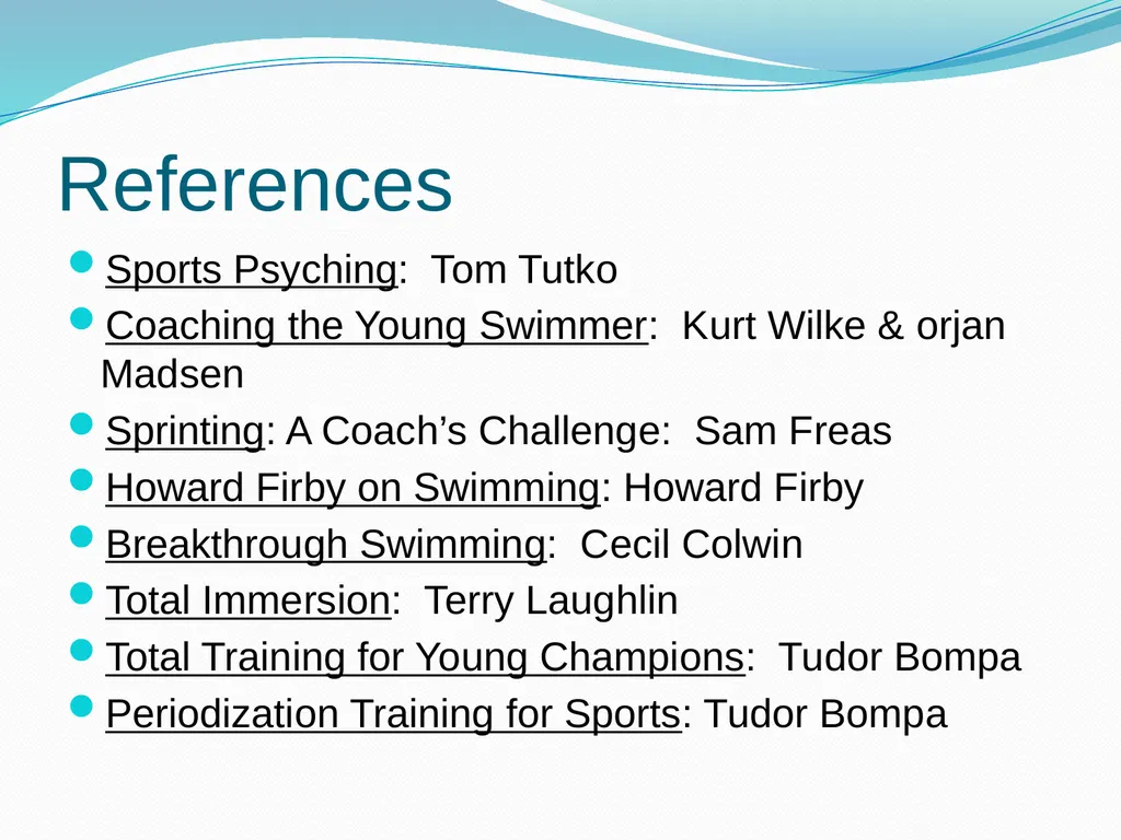 Making Your Swim Program Stronger Mike Adams – - slide 41 of 44