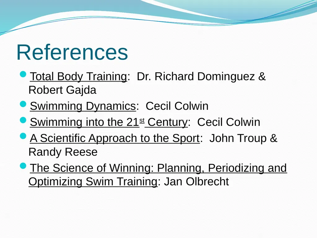 Making Your Swim Program Stronger Mike Adams – - slide 43 of 44