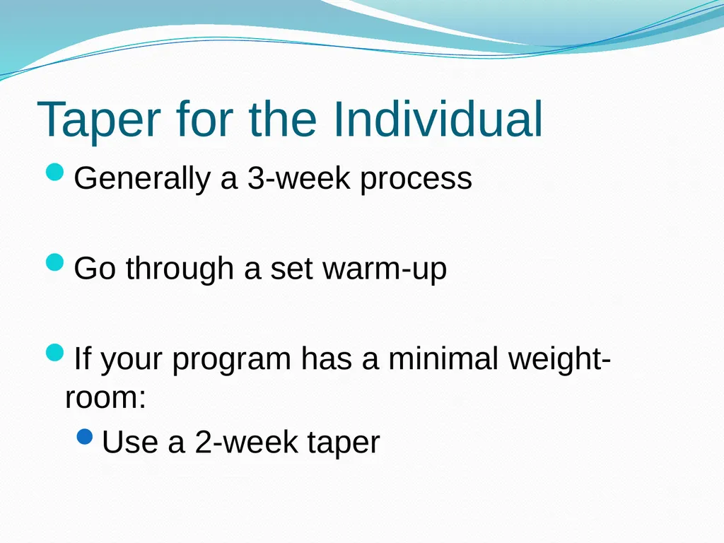 Making Your Swim Program Stronger Mike Adams – - slide 33 of 44