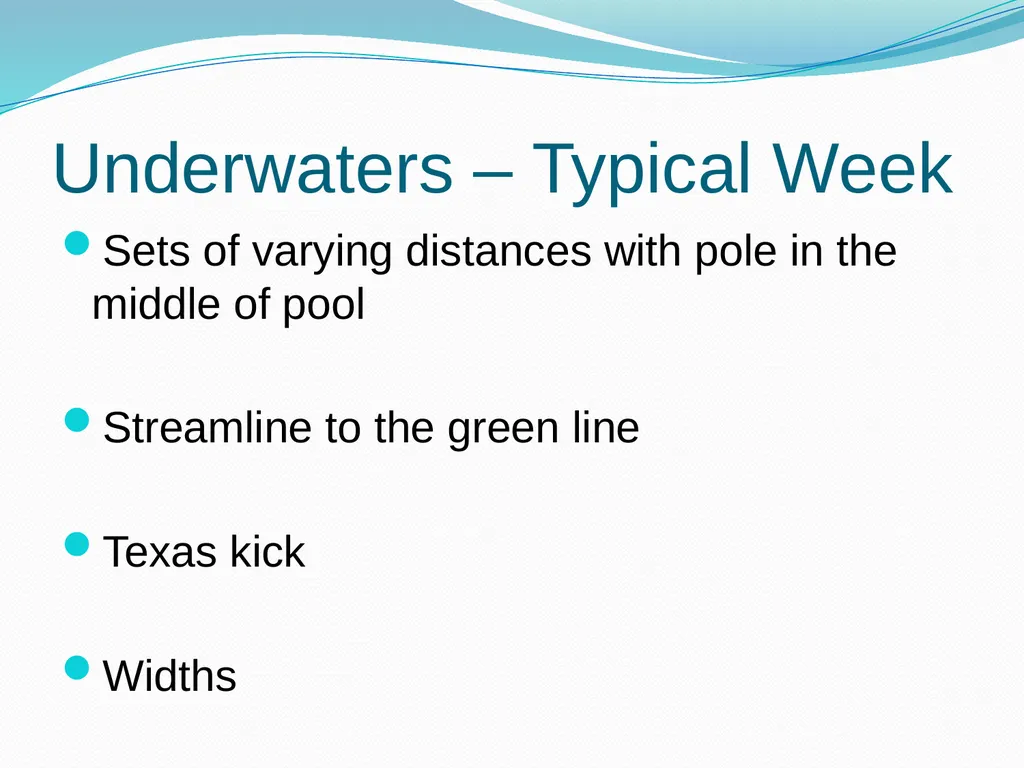 Making Your Swim Program Stronger Mike Adams – - slide 29 of 44