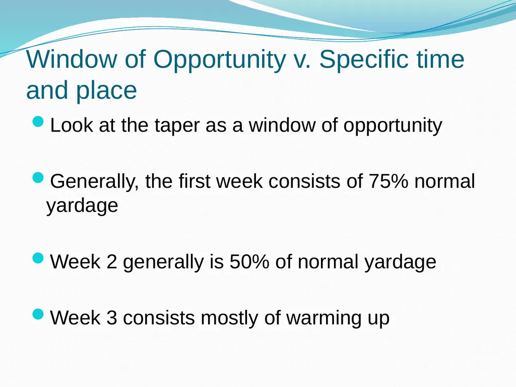Making Your Swim Program Stronger Mike Adams – - slide 35 of 44