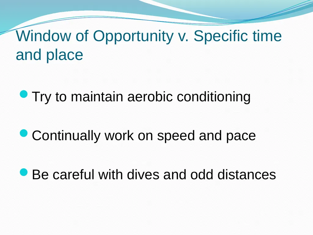 Making Your Swim Program Stronger Mike Adams – - slide 36 of 44