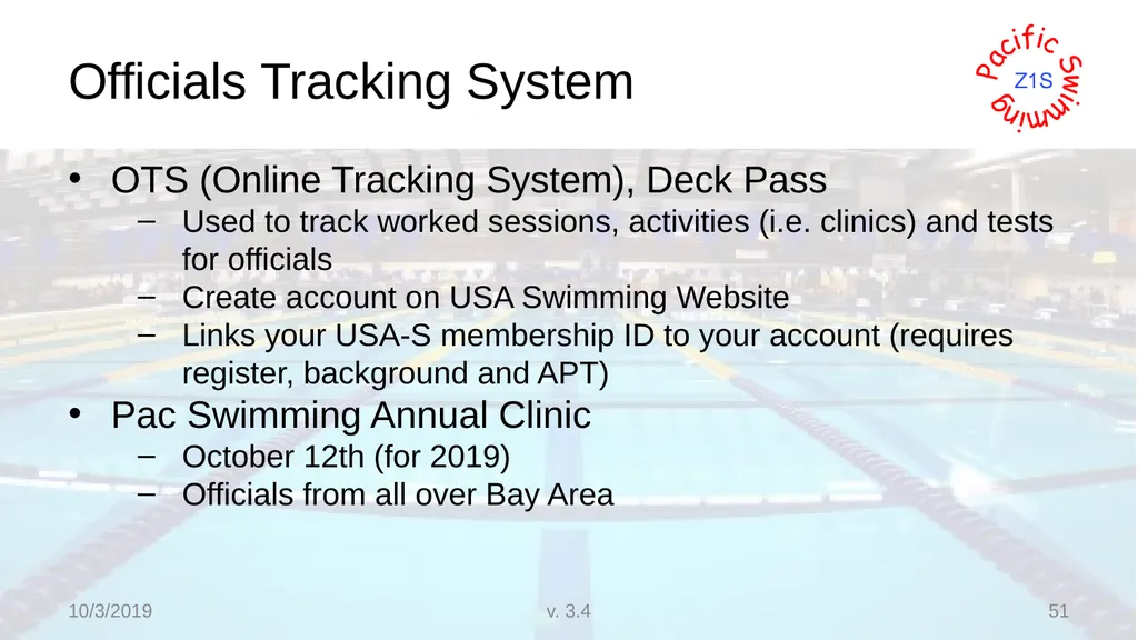 Beginning Stroke and Turn USA-S Officials Training - slide 51 of 53
