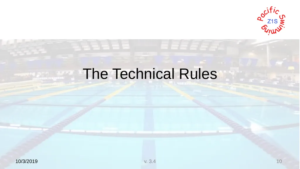 Beginning Stroke and Turn USA-S Officials Training - slide 10 of 53