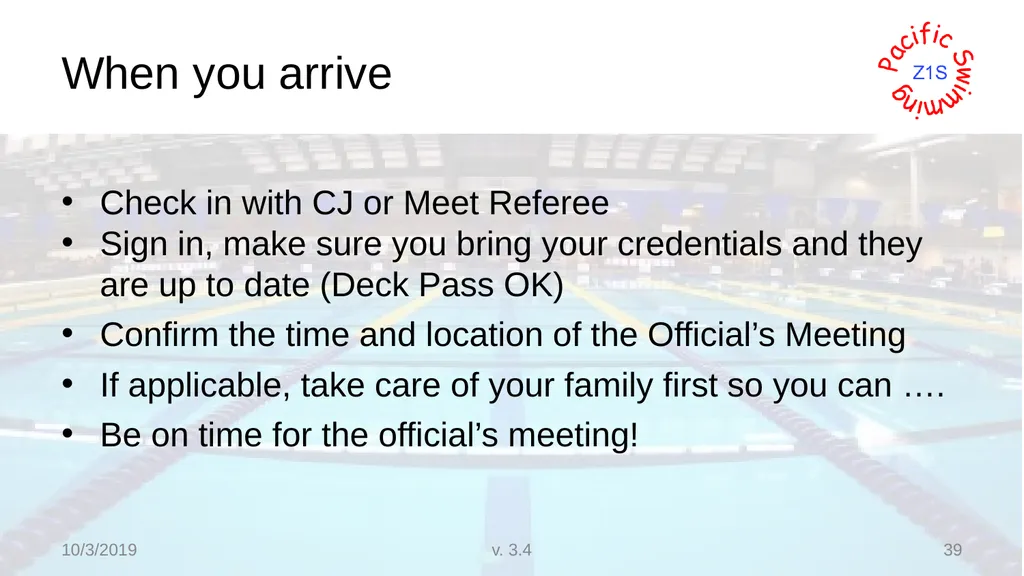 Beginning Stroke and Turn USA-S Officials Training - slide 39 of 53