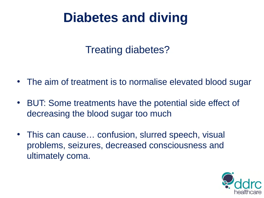 DDRC Healthcare – Diabetes & Diving Compiled by - slide 10 of 20
