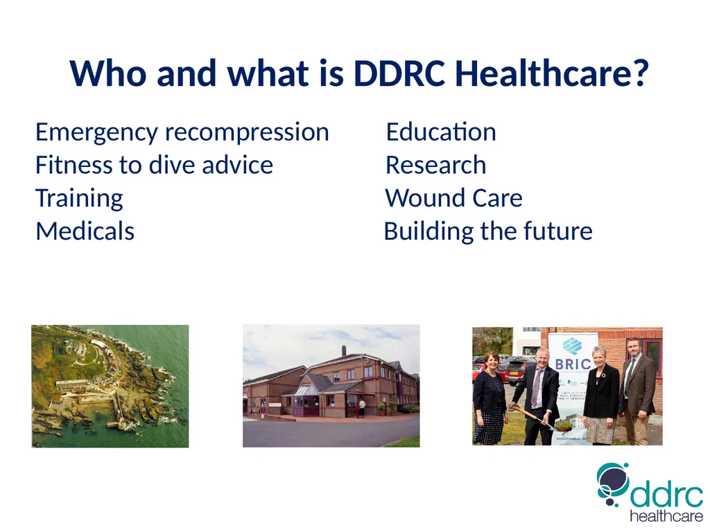DDRC Healthcare – Diabetes & Diving Compiled by - slide 20 of 20