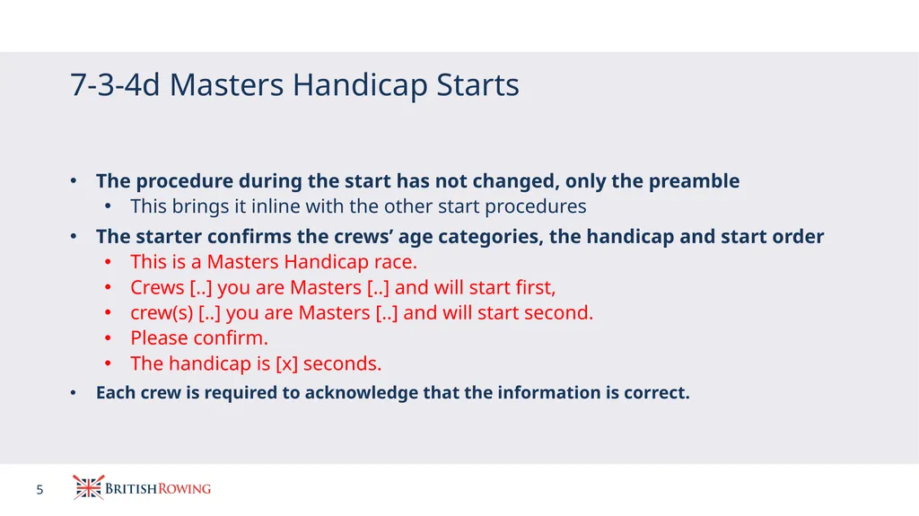 2022 Rules of Racing Differences from the 2021 - slide 5 of 11