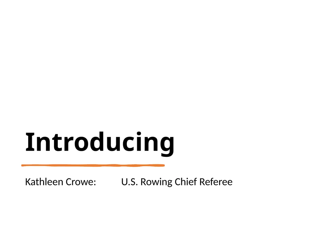 October 7, 2023, 5:00 pm Coxswains’ Meeting Agenda - slide 13 of 14