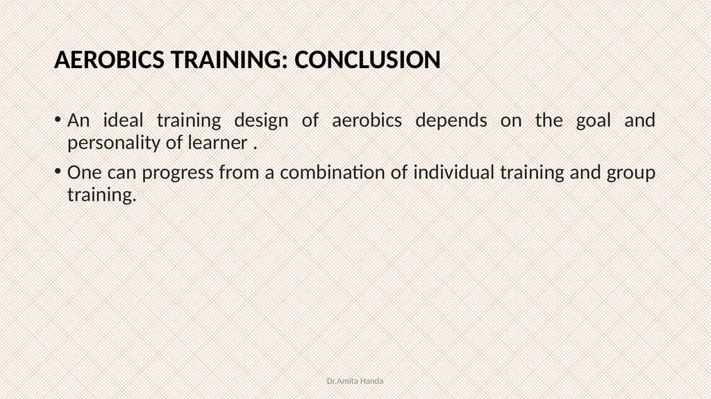 AEROBICS TRAINING SEMESTER 3 PHYSICAL EDUCATION By - slide 29 of 29