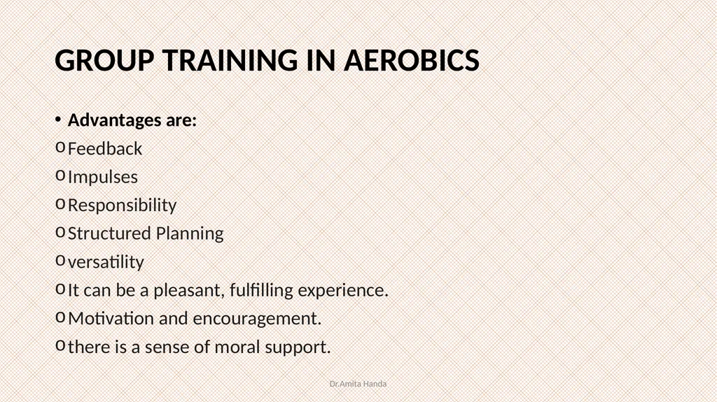 AEROBICS TRAINING SEMESTER 3 PHYSICAL EDUCATION By - slide 26 of 29