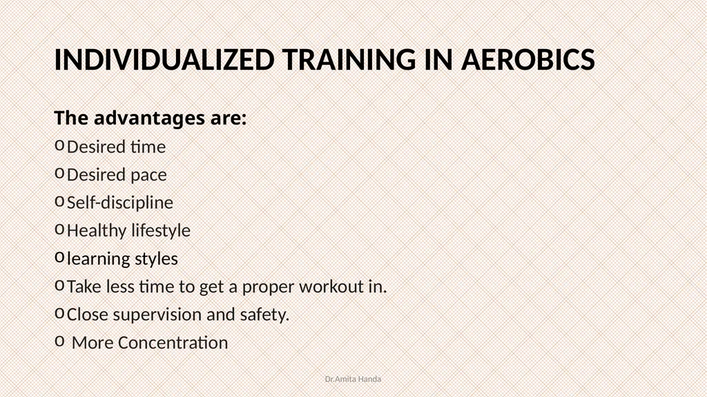 AEROBICS TRAINING SEMESTER 3 PHYSICAL EDUCATION By - slide 22 of 29
