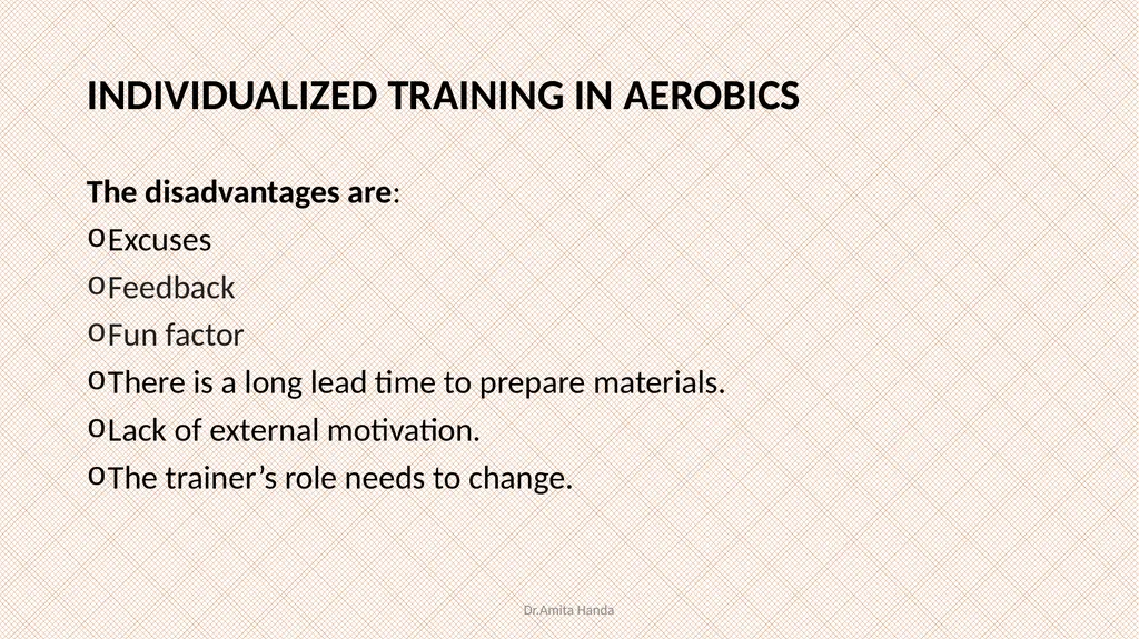 AEROBICS TRAINING SEMESTER 3 PHYSICAL EDUCATION By - slide 23 of 29