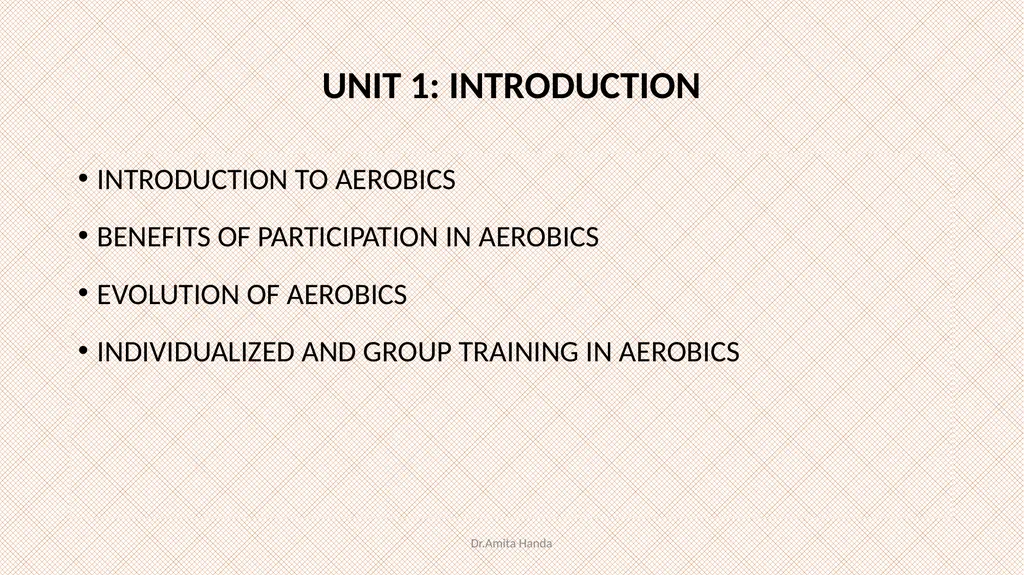 AEROBICS TRAINING SEMESTER 3 PHYSICAL EDUCATION By - slide 2 of 29
