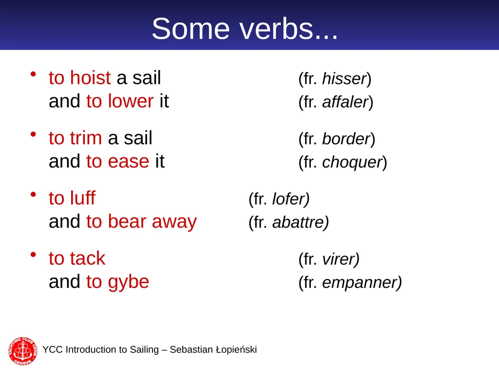 Introduction to Sailing part 2 Sebastian Łopieński - slide 6 of 21