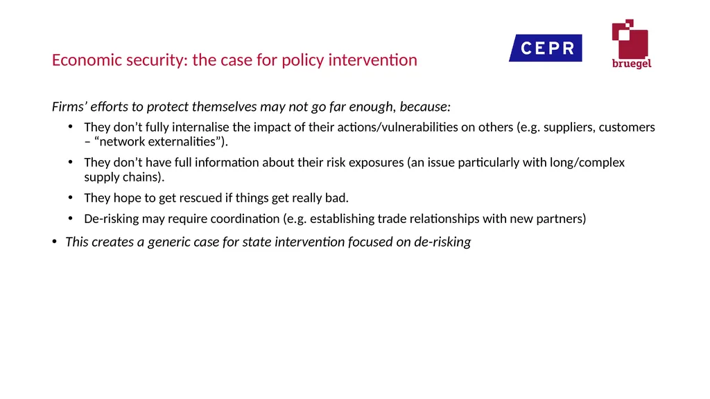 European economic security in an interdependent - slide 3 of 8