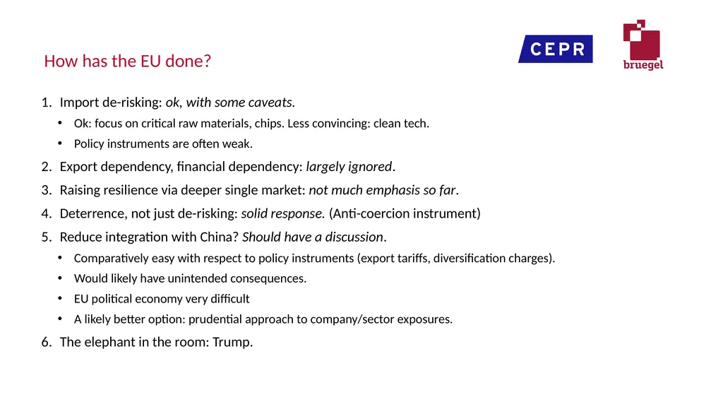 European economic security in an interdependent - slide 7 of 8