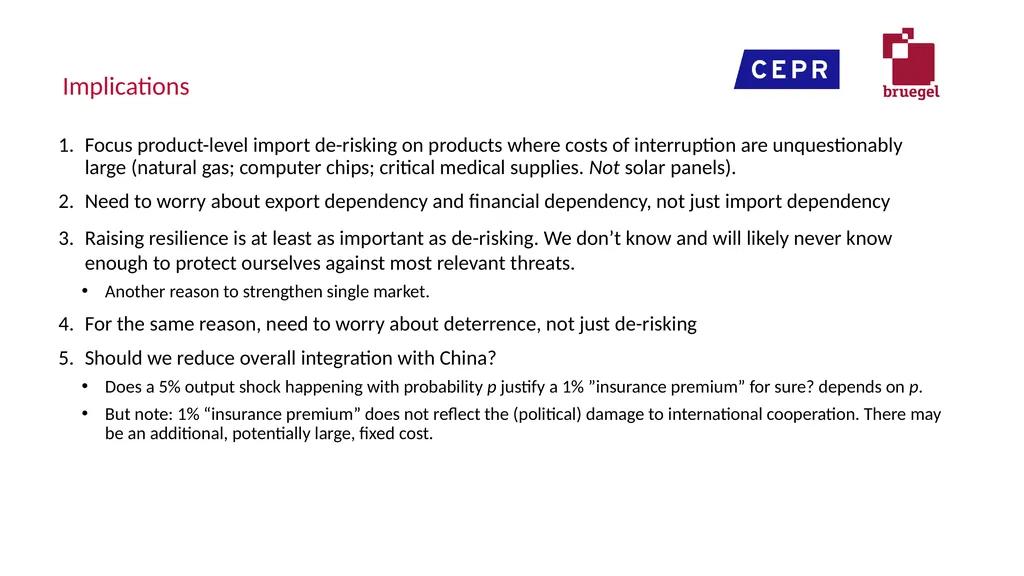 European economic security in an interdependent - slide 6 of 8