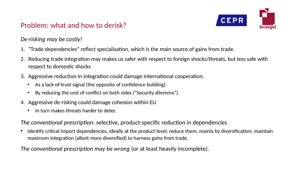 European economic security in an interdependent - slide 4 of 8