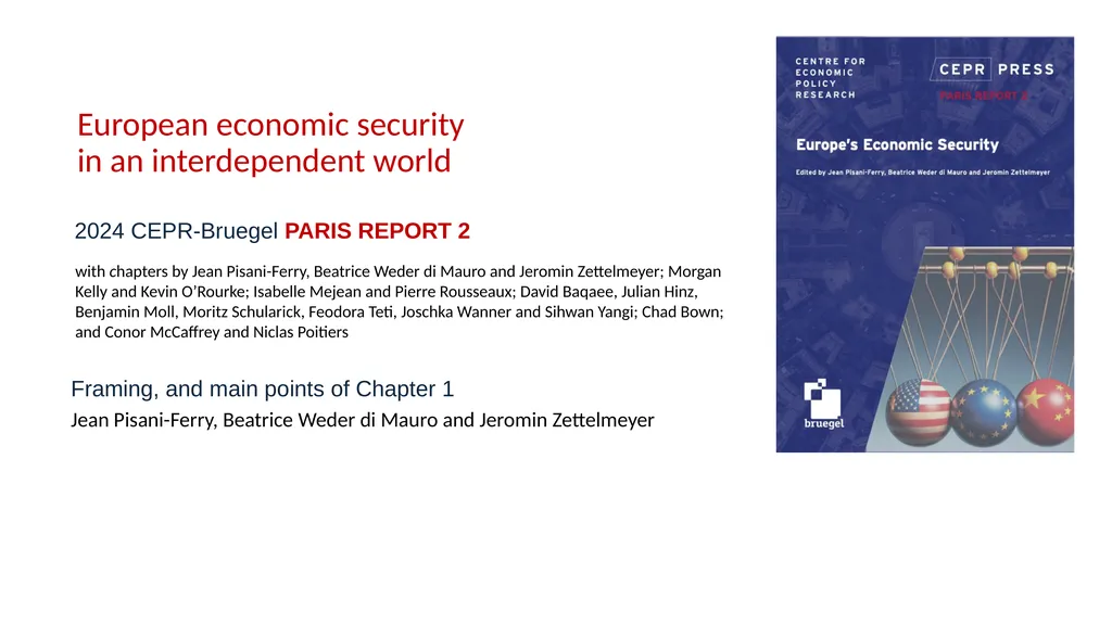 European economic security in an interdependent