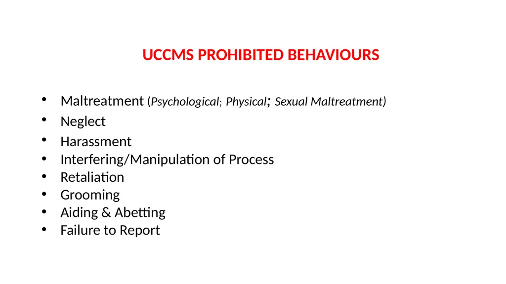 SAFE SPORT WHAT IS SAFE SPORT? A commitment and - slide 7 of 20