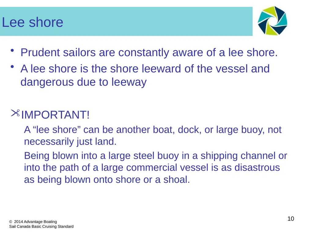 Section I: Part D Wind/Boat Relationships - - slide 10 of 19