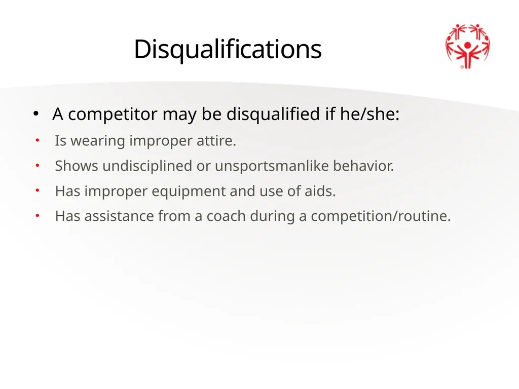 Artistic Gymnastics Official Rules 2 A picture - slide 18 of 20