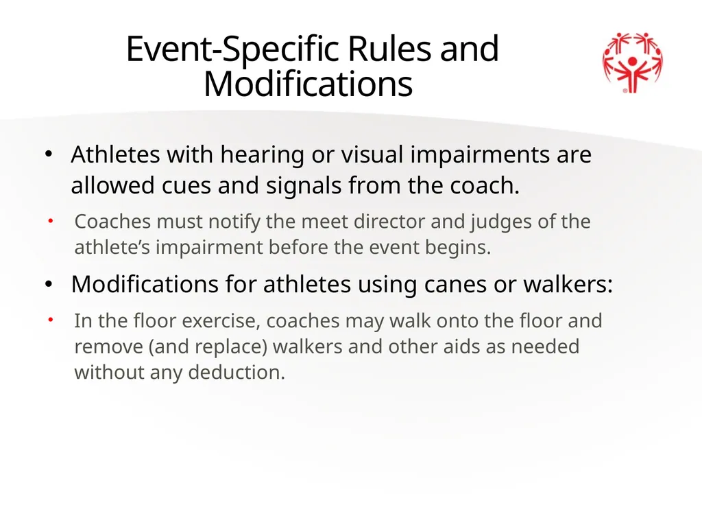 Artistic Gymnastics Official Rules 2 A picture - slide 17 of 20