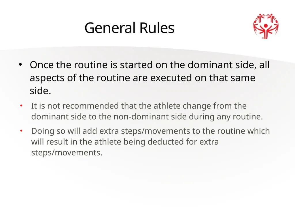 Artistic Gymnastics Official Rules 2 A picture - slide 15 of 20