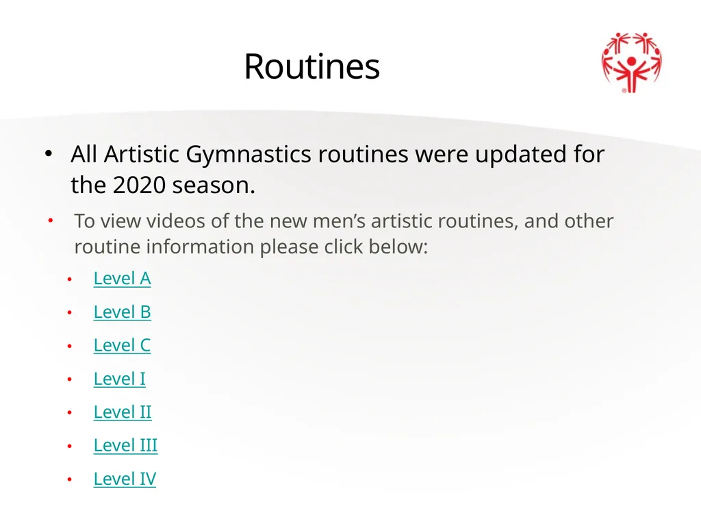 Artistic Gymnastics Official Rules 2 A picture - slide 20 of 20