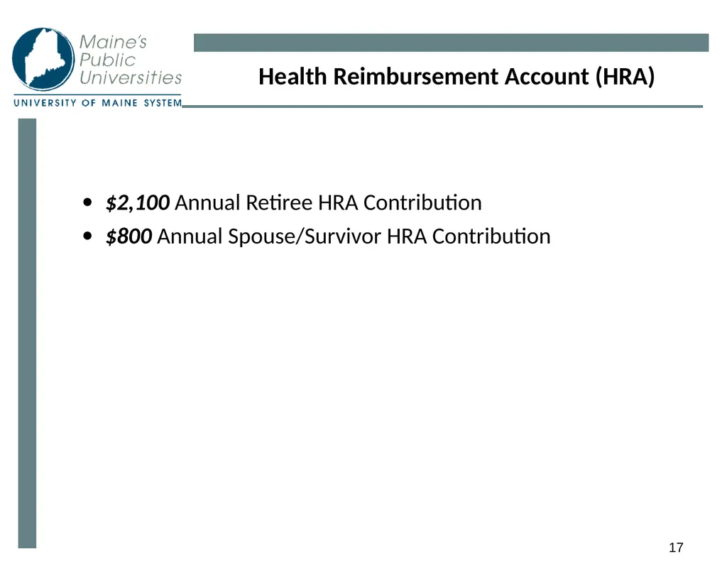 1 Planning For Retirement 2 Eligibility - slide 17 of 34